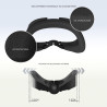 Iced/Soft PU Virtual Reality Lens Face Cover And Cooling Comfortable Iced Pad Comfortable Virtual Reality Lens