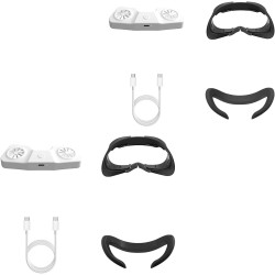 Iced/Soft PU Virtual Reality Lens Face Cover And Cooling Comfortable Iced Pad Comfortable Virtual Reality Lens