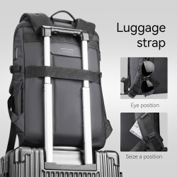 MARK RYDEN Business Rucksack Herren, 20L Große Kapazität Reiserucksack mit USB-C, 14 Zoll Laptop Rucksack mit Laptopfach - Grau