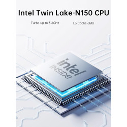ACEMAGIC 18,5 Zoll Laptop, 8000mAh Batterie, Twin Lake N150 (bis zu 3,6 GHz), 16 GB DDR4 512 GB SSD bis zu 2 TB, 1920 x 1080 IPS