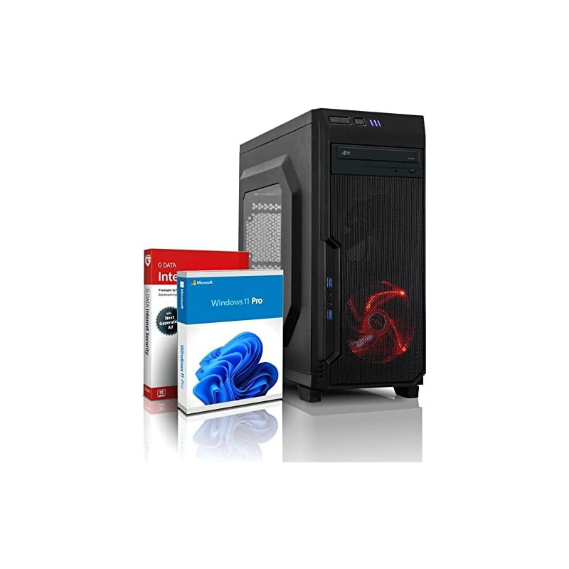 NVIDIA GTX Intel i7 8-Thread Gaming PC Computer mit 3 Jahren Garantie! | i7 2600 8-Thread CPU, 3.80 GHz | 16GB | Geforce GT 1030