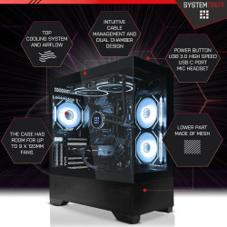 SYSTEMTREFF High-End Gaming PC Intel Core i9-12900KF 16x5.2GHz | Nvidia RTX 5070 TI 16GB | 1TB M.2 NVMe | 32GB DDR5 RAM |