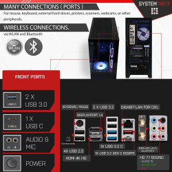 SYSTEMTREFF High-End Gaming PC Intel Core i9-12900KF 16x5.2GHz | Nvidia RTX 5070 TI 16GB | 1TB M.2 NVMe | 32GB DDR5 RAM |
