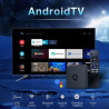Android TV Box, Q1 Android 10.0 TV Box 2GB RAM/16GB ROM H313 Quadcore cortex-A53 Unterstützung WiFi 2.4G/5G BT5.2 4K 3D HDMI