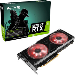 KFA2 Nvidia GeForce Rtx 2070 A-Chip OC Black 8GB 256-bit GDDR6 PCIe Grafikkarte, 27NSL6UCT7OK, Schwarz