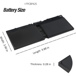 14,4 V 45 Wh 3150 mAh FPCBP425 FPCBP425AP FMVNBP232 FPB0315S Laptop-Akku kompatibel für Fujitsu LifeBook T904 T935 T936 U745