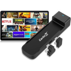 CarlinKit Auto-TV-Mate nur für Autos mit werkseitig verkabelter CarPlay-Funktion, kompatibel mit Fire TV-Sticks – nahtloses
