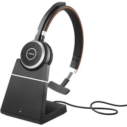 Jabra Evolve 65 SE Schnurloses Mono-Headset - Bluetooth-Headset mit Mikrofon mit Geräuschunterdrückung, langlebigem Akku und