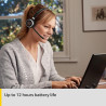 Jabra Evolve 65 SE Schnurloses Mono-Headset - Bluetooth-Headset mit Mikrofon mit Geräuschunterdrückung, langlebigem Akku und