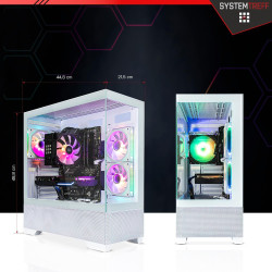 SYSTEMTREFF Gaming PC AMD Ryzen 5 5600 6x4.4GHz | Nvidia RTX 5060 8GB DX12 | 1TB M.2 NVMe | 16GB DDR4 RAM | WLAN Desktop