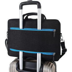 DOMISO 15-15,6 Zoll große Laptoptasche mit externem USB-Ladeanschluss, Umhängetasche für Ultrabook/Netbook/Lenovo/ASUS/Dell/HP,