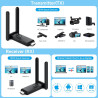 Drahtloser HDMI Sender und Empfänger, Plug and Play, Multi TV Verlängerung, drahtloses HDMI Extender Kit unterstützt Video