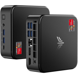 NiPoGi E3B Mini PC Von ΑΜD Ryzen 5 7430U(Max 4.3GHz,6C/12T,Besser Als 5500U/5650U/5675U) 32Go RAM(16Go+16Go) Dual Channels/512Go