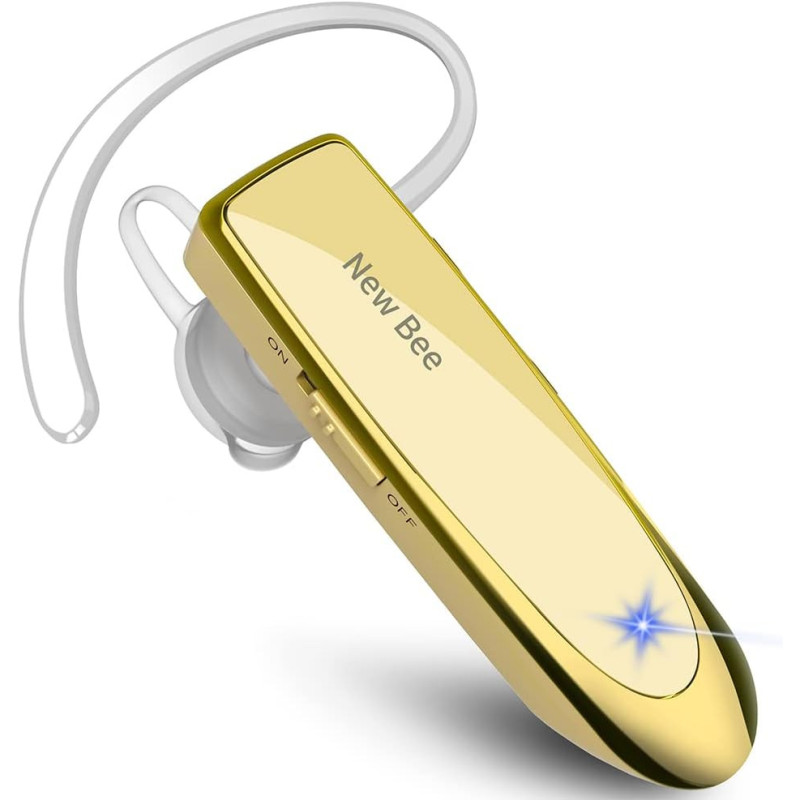 New bee Headset Bluetooth, Wireless Bluetooth Headset Freisprechen im Ohr mit Clear Voice Capture Technologie In-Ear Headsets New bee Headset Bluetooth, Wireless Bluetooth Headset Freisprechen im Ohr mit Clear Voice Capture Technologie In-Ear Headsets
