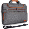 DOMISO Laptoptasche 17 Zoll Wasserdicht Laptop Tasche Aktentasche Herren Schultertasche Notebooktasche Business für 17-17.3"