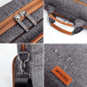 DOMISO Laptoptasche 17 Zoll Wasserdicht Laptop Tasche Aktentasche Herren Schultertasche Notebooktasche Business für 17-17.3"