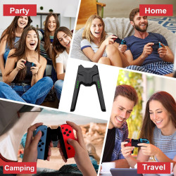 OFFCUP Ladegriff für Nintendo Switch NS/Switch OLED Joy Con, Efficient Charging Grip Controller Halterung V-förmiger Gaming
