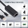 Ethernet-Adapter für Fire TV Stick & Chromecast, Micro USB auf RJ45 LAN Netzwerkadapter, 100 Mbps Ethernet-Adapter AI Affiliate