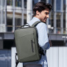 MARK RYDEN Laptop Rucksack Erweiterbar 25-40L, 17.3 Zoll Reiserucksack mit USB Ladeanschluss YKK Reißverschluss Wasserdicht