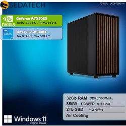 Sedatech Pro Gaming PC Premium • i9-14900KF • RTX5090 • 128GB DDR5 • 4TB SSD M.2 • Windows 11