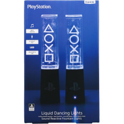PlayStation Flüssigkeits-Tanzlichter - Offiziell lizenziert, zwei schallreaktive Springbrunnen, Stimmungsbeleuchtung für