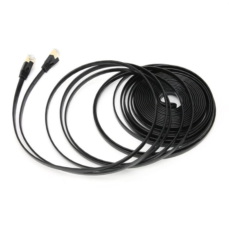Fdit Doppel Geschütztes CAT7 -Netzwerkkabel für Smart -TVs und Computer 10Gbit / Sübertragungsverhältnis (8) AI Affiliate