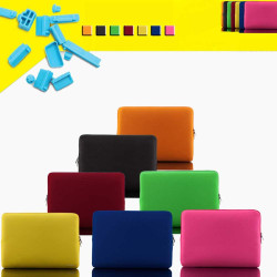 Flytise Reißverschluss Weicher Tasche Hülle für 14-Zoll 14" Ultrabook Laptop Notebook tragbar