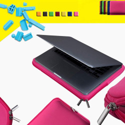 Flytise Reißverschluss Weicher Tasche Hülle für 14-Zoll 14" Ultrabook Laptop Notebook tragbar