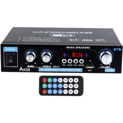 Heimverstärker | Kompakt-Verstärker Stereoempfänger - Kabelloser HiFi Surround Player mit Multimode für TV, Mikrofon, Karaoke,