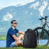 KROSER Laptop Rucksack 18,4 Zoll Herren Computer Rucksack mit Hartschale Saferoom RFID Taschen Wasserabweisend Business College