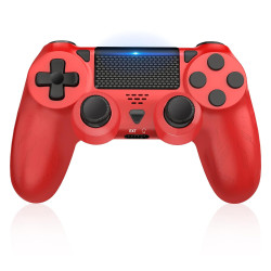 Bonacell Wireless Controller für Ps-4 mit, Dual Vibration kabelloser Turbo-Touchpad-Joystick, 3.5mm Audio Jack
