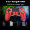 Bonacell Wireless Controller für Ps-4 mit, Dual Vibration kabelloser Turbo-Touchpad-Joystick, 3.5mm Audio Jack