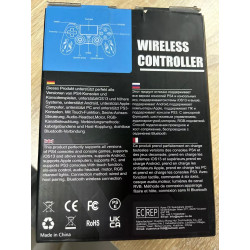Bonacell Wireless Controller für Ps-4 mit, Dual Vibration kabelloser Turbo-Touchpad-Joystick, 3.5mm Audio Jack