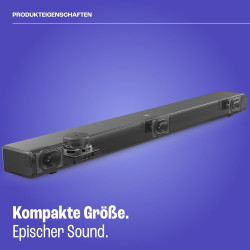 JBL Cinema SB 510 – 3.1-Kanal-Soundbar mit integriertem Subwoofer für Heimkino Sound-System – Mit Bluetooth-Musik-Streaming und