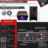 SYSTEMTREFF Gaming PC AMD Ryzen 7 8700F 8x5GHz | AMD Radeon RX 7600 8GB DX12 | 1TB M.2 NVMe | 32GB DDR5 RAM | WLAN Desktop