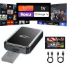 LAMTTO Car TV Mate, Kabelloser Carplay Adapter für kabelgebundenes OEM Carplay & Fi-re TV Stick/Spielekonsole HDMI-Multimedia