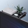 Lautsprecherständer, 30 cm, flache Montagehalterung für TV-Regal oben, 30 cm, platzsparende Lautsprecherhalterungen für Heimkino