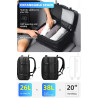 MARK RYDEN Erweiterbarer 26L-38L Reiserucksack, Business Rucksack Herren, Laptop Rucksack mit 17 Zoll Laptopfach, Handgepäck