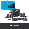 Logitech Z906 5.1 Sound System, Lautsprecher mit 1000 Watt Surround Sound, THX, Mehrere Audio-Eingänge, Fernbedienung, EU