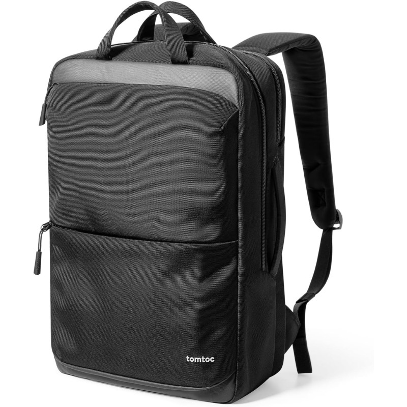 tomtoc 24L Business Laptop Rucksack für 15,6-16 Zoll Computer, Tagesrucksack Professional Backpack Rucksäcke mit Kabel