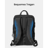 tomtoc 24L Business Laptop Rucksack für 15,6-16 Zoll Computer, Tagesrucksack Professional Backpack Rucksäcke mit Kabel