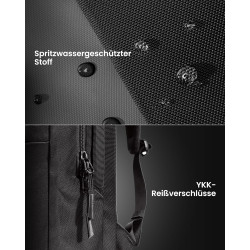 tomtoc 24L Business Laptop Rucksack für 15,6-16 Zoll Computer, Tagesrucksack Professional Backpack Rucksäcke mit Kabel
