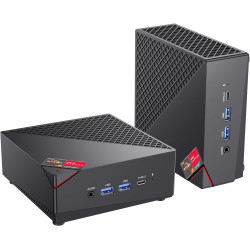ACEMAGICIAN AM06 Pro Mini PC, AMD Ryzen 7 5700U (8C/16T, up to 4.3Ghz),32GB DDR4 512GB M.2 SSD Mini Desktop PC mit 4K Triple