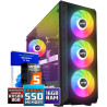 GMR Power Gaming PC - Ryzen 5 für Gamer | 3 Jahre Garantie | 16 GB RAM | 1000GB SSD | RX 580 Radeon | USB 3 | Windows 11 Prof |