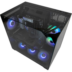 CyberPowerPC Luxe Gaming PC - AMD Ryzen 7 5700X, AMD Radeon RX 9070 XT 16GB, 32GB RAM, 1TB NVMe SSD, 750W 80+ PSU, Wi-Fi, Liquid