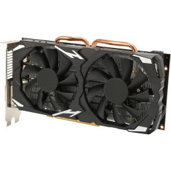 ciciglow RX 580-Grafikkarte, 8 GB GDDR5 256-Bit-Computergrafikkarte mit 2 Lüftern, Unterstützt 8K 16 PCI Express