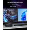 Ninkear Mini PC N100, Mini Computer mit USB-C, 16GB DDR4 RAM 512GB M.2 SSD Mini Gaming PC, 4K-Doppeldisplay, W-11 HDMI 2.0, USB