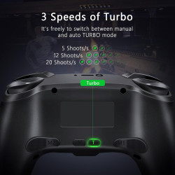AceGamer Wireless Controller für Switch/Switch 2/Switch Lite/Switch OLED mit Weckfunktion mit einer Taste/Doppel
