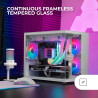 Mars Gaming MCB Schwarz, PC Gaming ATX XL Gehäuse, Custom Premium Edition, Modularer Zweikammer Aufbau