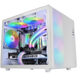 Mars Gaming MCB Schwarz, PC Gaming ATX XL Gehäuse, Custom Premium Edition, Modularer Zweikammer Aufbau